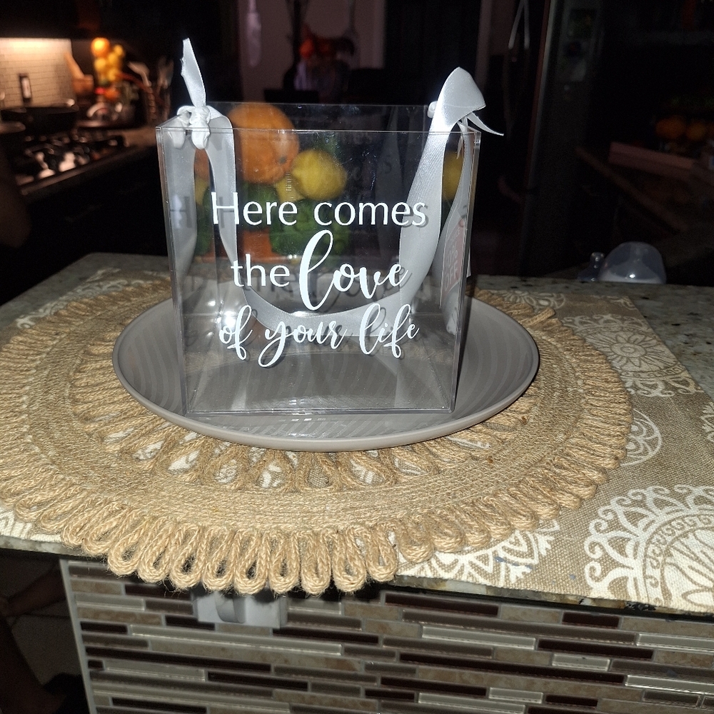 Flower Girl Baskets for Wedding Acylic  Flower Girl Basket